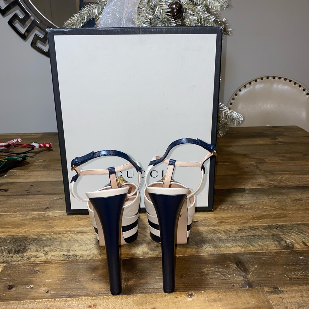 Gucci Angel Platform Spiked Sandals - Picture 8 of 8